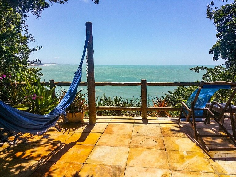 Master bedroom overlooking Praia do Madeiro - Pipa