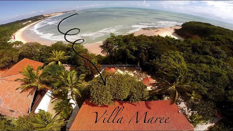 Master bedroom overlooking Praia do Madeiro - Pipa