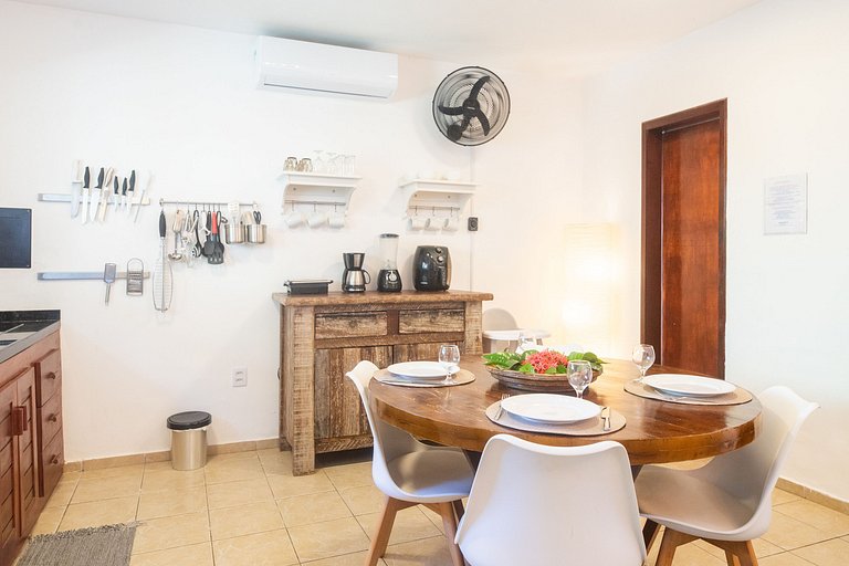 Conforto e Vista Mar em Pipa: Sobrado Central com 2 Suítes