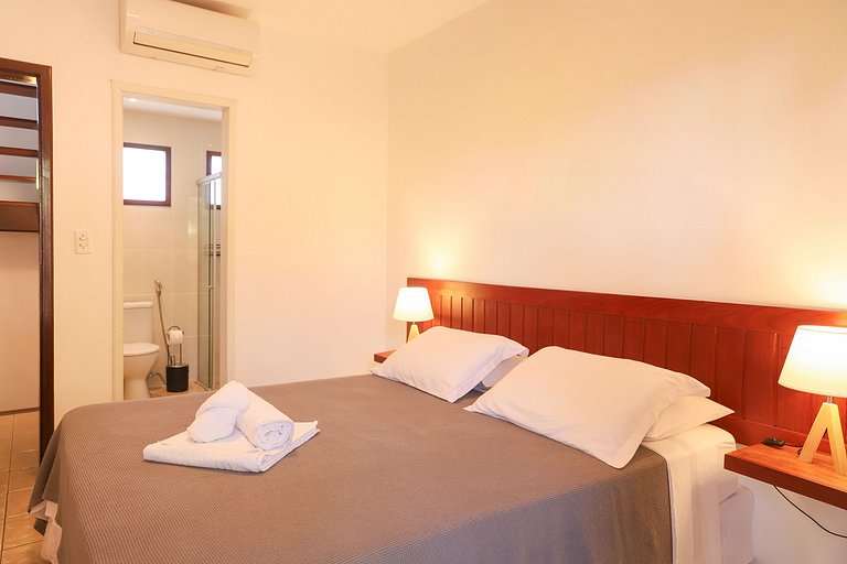 Conforto e Vista Mar em Pipa: Sobrado Central com 2 Suítes