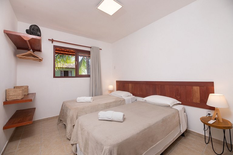 Conforto e Vista Mar em Pipa: Sobrado Central com 2 Suítes