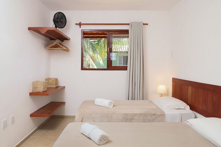 Conforto e Vista Mar em Pipa: Sobrado Central com 2 Suítes