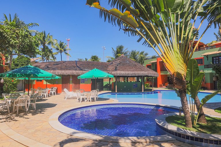 Conforto e Vista Mar em Pipa: Sobrado Central com 2 Suítes