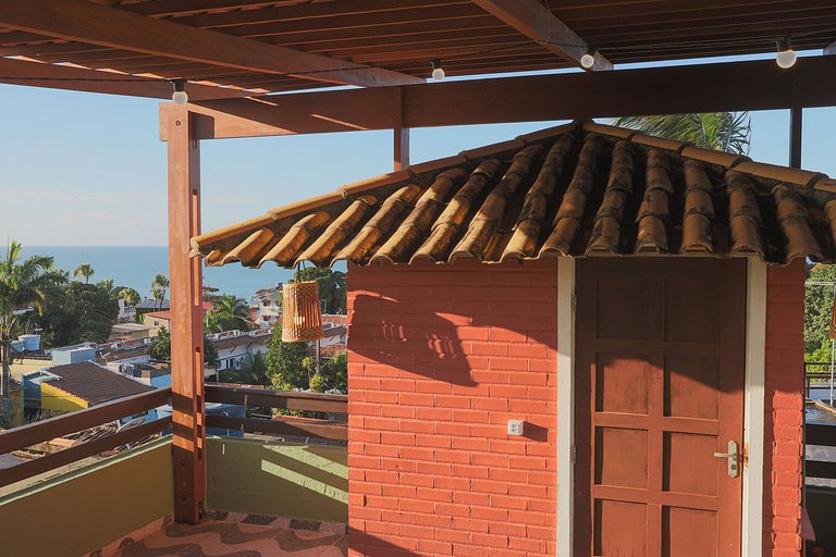 Conforto e Vista Mar em Pipa: Sobrado Central com 2 Suítes
