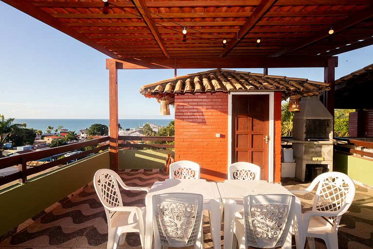 Conforto e Vista Mar em Pipa: Sobrado Central com 2 Suítes