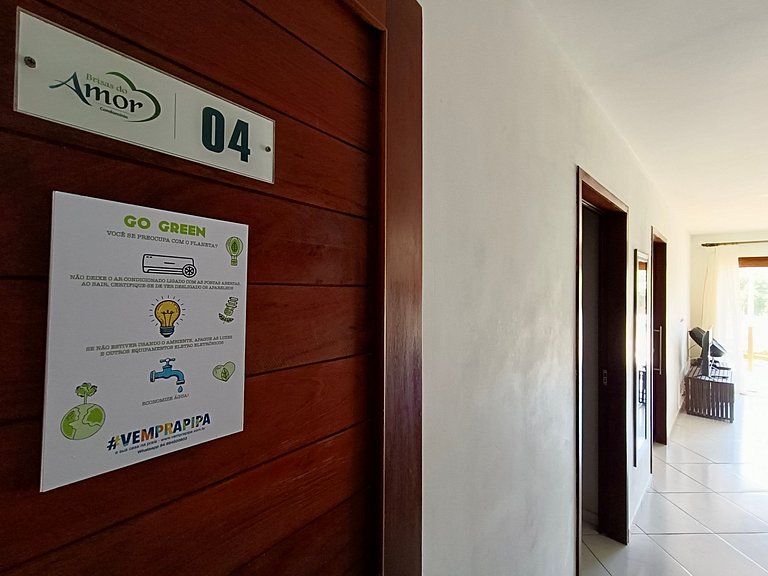 Apartamento Térreo 2Q - Brisas do Amor - Pipa