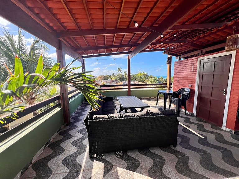 Estilo y Comodidad en Pipa: Casa Central con Vista al Mar y